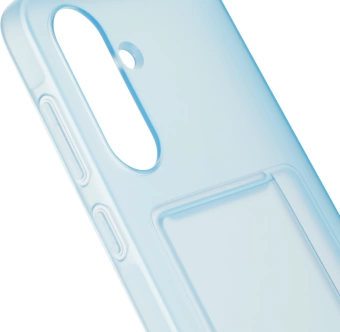 Чехол (клип-кейс) Samsung для Samsung Galaxy A36 Card Slot Case A36 голубой (EF-OA366TLEGRU)