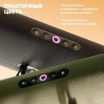 Умная колонка Yandex Станция Стрит Алиса черный 30W 2.0 BT/Wi-Fi 10м 3300mAh (YNDX-00030BLK)