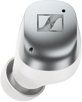 Гарнитура внутриканальные Sennheiser Momentum True Wireless 4 серебристый/белый беспроводные bluetooth в ушной раковине (700366 MTW4 WHITE SILVER)