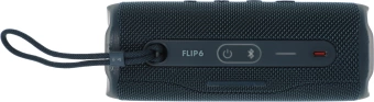 Колонка порт. JBL Flip 6 синий 30W 1.0 BT 10м 4800mAh (JBLFLIP6BLU)