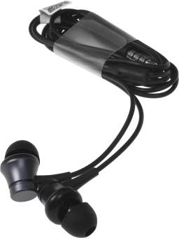 Гарнитура внутриканальные Xiaomi In-Ear 1.25м черный проводные в ушной раковине (ZBW4354TY)