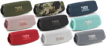 Колонка порт. JBL Charge 5 бирюзовый 40W 2.0 BT 15м 7500mAh (JBLCHARGE5TEAL)