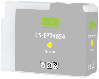 Картридж струйный Cactus CS-EPT46S4 T46S4 желт.пигм. (30мл) для Epson SureColor SC-P700