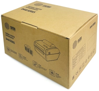 Термопринтер Cactus CS-TP-D440U 203dpi 160мм/с/USB для печ.этик. черный Термопринтер Cactus CS-TP-D440U 203dpi 160мм/с/USB для печ.этик. черный