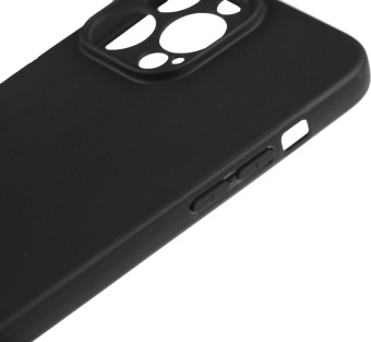 Чехол (клип-кейс) BoraSCO для Apple iPhone 15 Pro Max Silicone Case черный (72415)