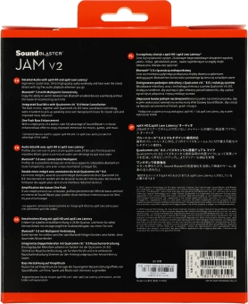 Наушники с микрофоном Creative Jam V2 черный накладные BT оголовье (51EF0950AA000)