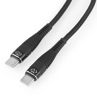 Кабель Digma DG-USBС-C-1M-100W USB Type-C (m)-USB Type-C (m) 1м черный