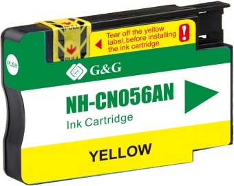 Картридж струйный G&G NH-CN056AN №933L желтый (14мл) для HP Officejet 6100/6600/6700/7110/7510