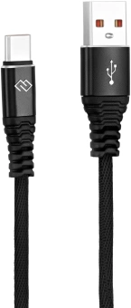 Кабель Digma DG-USBA-С-1M-27W USB (m)-USB Type-C (m) 1м черный