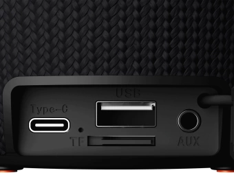 Колонка порт. Ural Молния Огонь черный/оранжевый 35W 1.1 BT/3.5Jack/USB-C 10м 2200mAh (УРАЛ МОЛНИЯ ОГОНЬ)