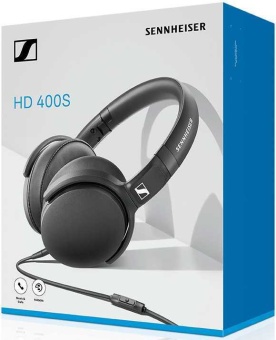 Гарнитура накладные Sennheiser HD 400S 1.4м черный проводные в ушной раковине (508598)