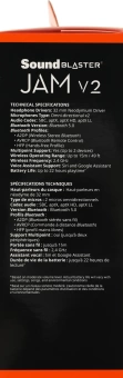 Наушники с микрофоном Creative Jam V2 черный накладные BT оголовье (51EF0950AA000)