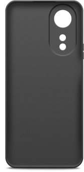 Чехол (клип-кейс) BoraSCO для Oppo A58 4G Silicone Case черный (72487)