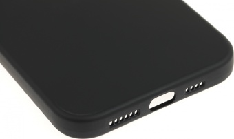 Чехол (клип-кейс) BoraSCO для Apple iPhone 15 Plus Microfiber Case черный (72421)