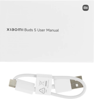 Гарнитура вкладыши Xiaomi Buds 5 M2341E1 белый беспроводные bluetooth в ушной раковине (BHR8117GL)