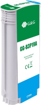 Картридж струйный G&G №727 GG-B3P19A голубой (130мл) для HP DJ T920/T1500