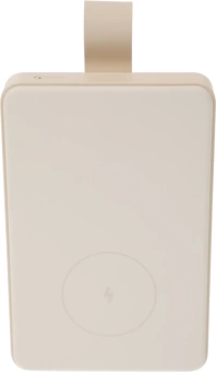 Мобильный аккумулятор Xiaomi BHR9074GL 6000mAh Qi 15W 2.4A USB-C беспров.зар. бежевый