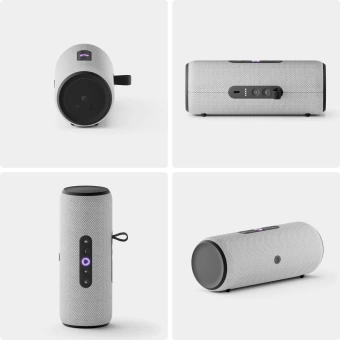 Умная колонка Yandex Станция Стрит Алиса серый 30W 2.0 BT/Wi-Fi 10м 3300mAh (YNDX-00030GRY)