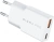 Сетевое зар./устр. Digma Pro DPW2A 20W 3A (PD+QC) USB-C/USB-A универсальное белый (DPW2A2GX11WH) Сетевое зар./устр. Digma Pro DPW2A 20W 3A (PD+QC) USB-C/USB-A универсальное белый (DPW2A2GX11WH)