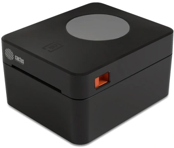 Термопринтер Cactus CS-TP-D410U 203dpi 160мм/с/USB для печ.этик. черный Термопринтер Cactus CS-TP-D410U 203dpi 160мм/с/USB для печ.этик. черный