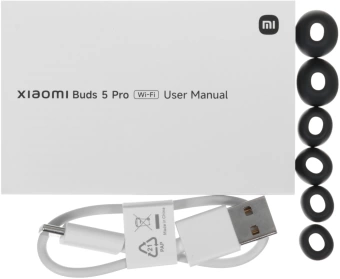 Гарнитура внутриканальные Xiaomi Buds 5 Pro WiFi-Black черный беспроводные bluetooth в ушной раковине (BHR9647GL)