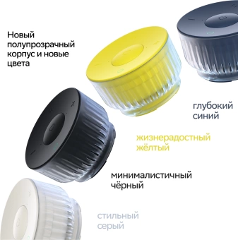 Умная колонка Sber Boom Mini 2 SBDV-00250B Салют синий 5W Mono BT/Wi-Fi