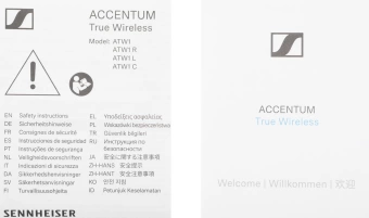Гарнитура внутриканальные Sennheiser Accentum True Wireless белый беспроводные bluetooth в ушной раковине (ACCENTUM TRUE WIRELESS WH)