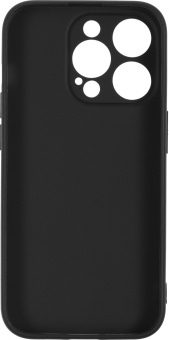 Чехол (клип-кейс) BoraSCO для Apple iPhone 15 Pro Silicone Case черный (72416)