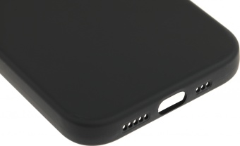 Чехол (клип-кейс) BoraSCO для Apple iPhone 15 Pro Microfiber Case черный (72429)