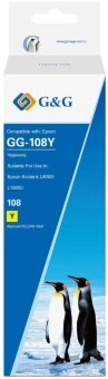 Чернила G&G GG-108Y C13T09C44A желтый70мл для Epson Ecotank L8050/L18050