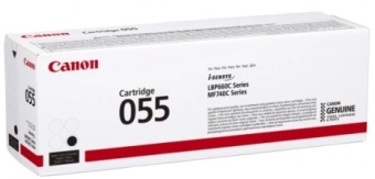 Картридж лазерный Canon 055BK 3016C002 черный бар.в компл. (2300стр.) для Canon LBP663Cdw/LBP664Cx/MF746Cx/MF742Cdw/MF744Cdw
