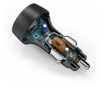 Автомобильное зар./устр. Hama H-210569 20W 1.67A+3A+2.22A (PD) USB универсальное черный (00210569)