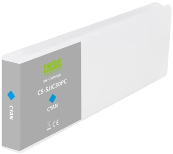 Картридж струйный Cactus CS-SJIC30PC C33S020640 голубой (295мл) для Epson ColorWorks TM-C7500G