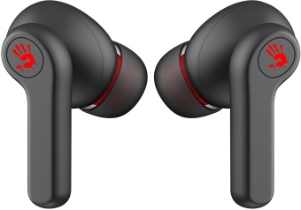 Гарнитура внутриканальные A4Tech Bloody M30 черный/красный беспроводные bluetooth в ушной раковине (M30 (BLACK+RED))