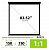 Экран Cactus 150x150см Wallscreen CS-PSW-150X150-BK 1:1 настенно-потолочный рулонный черный