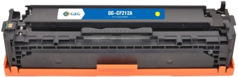Картридж лазерный G&G GG-CF212A желтый (1800стр.) для HP LJ Pro 200 color Printer M251n/nw/MFP M276n/nw с чипом Canon