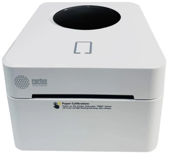 Термопринтер Cactus CS-TP-D410U-W 203dpi 160мм/с/USB для печ.этик. белый Термопринтер Cactus CS-TP-D410U-W 203dpi 160мм/с/USB для печ.этик. белый