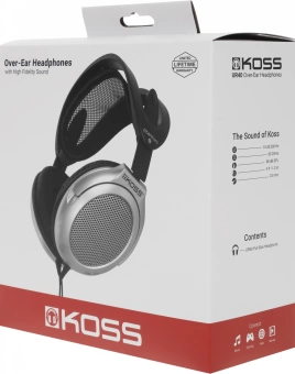 Наушники накладные Koss UR40 1.2м черный проводные оголовье (10101534)