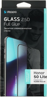 Защитное стекло для экрана Deppa 62827 для Honor 50 lite 2.5D 1шт.