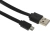 Кабель Buro BHP MICROUSB 1M FLAT USB (m)-micro USB (m) 1м черный плоский