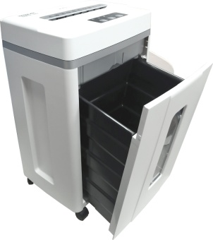 Шредер Office Kit S200TS 0,8x2 белый (секр.P-7) фрагменты 6лист. 25лтр. скобы пл.карты CD