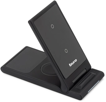 Беспроводное зар./устр. Buro CWC-QC5 15W 3A (QI) USB-C универсальное черный (CWC-QC5A15BK)