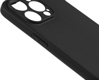 Чехол (клип-кейс) BoraSCO для Apple iPhone 15 Pro Max Silicone Case черный (72415)