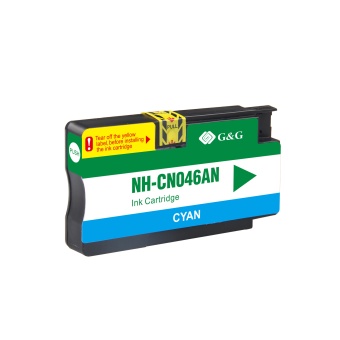 Картридж струйный G&G NH-CN046AN CN046AE голубой (26мл) для HP DJ Pro 8100/8600