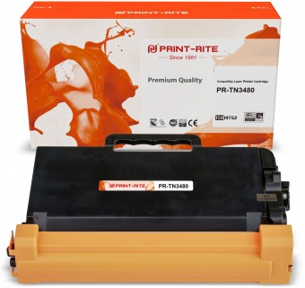Картридж лазерный Print-Rite TFB557BPU1J PR-TN3480 TN-3480 черный (8000стр.) для Brother DCP L5500DN/L6600DW