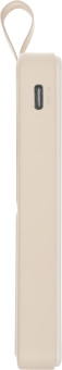 Мобильный аккумулятор Xiaomi BHR9074GL 6000mAh Qi 15W 2.4A USB-C беспров.зар. бежевый