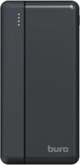 Мобильный аккумулятор Buro BP10A 10000mAh 10W 2A 2xUSB-A/USB-C черный (BP10A10PBK)