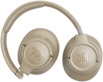 Гарнитура накладные JBL Tune 730BT бежевый беспроводные bluetooth оголовье (JBLT730BTBEG)