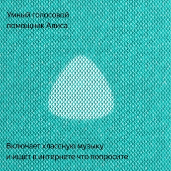 Умная колонка Yandex Станция Макс Zigbee Алиса бирюзовый 65W 1.0 BT/Wi-Fi 10м (YNDX-00053TRQ)
