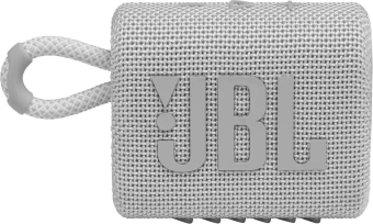 Колонка порт. JBL GO 3 белый 4.2W 1.0 BT 10м (JBLGO3WHT)